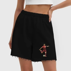 Женские шорты oversize футер хлопок Ronaldo - фото 2