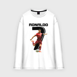 Мужской лонгслив oversize хлопок Ronaldo