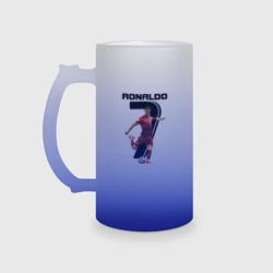 Кружка пивная матовое стекло Ronaldo