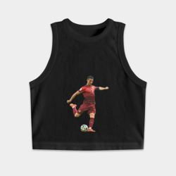 Женская укороченная майка-топ хлопок Ronaldo