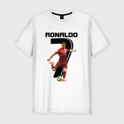 Мужская футболка хлопок Slim Ronaldo