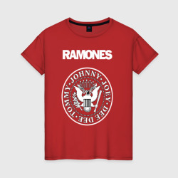 Женская футболка хлопок Ramones