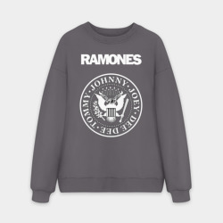 Мужской свитшот oversize без начеса хлопок Ramones