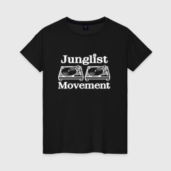 Женская футболка хлопок Junglist Movement