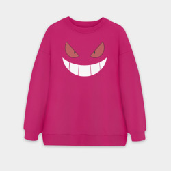 Женский свитшот oversize без начеса хлопок Gangar