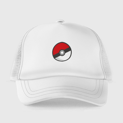 Детская кепка тракер Pokeball, цвет белый - фото 2