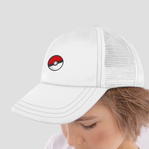 Детская кепка тракер Pokeball, цвет белый - фото 4