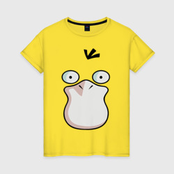 Женская футболка хлопок Psyduck