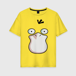 Женская футболка хлопок Oversize Psyduck