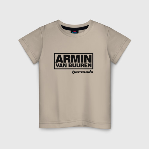 Детская футболка хлопок Armin van Buuren, цвет миндальный