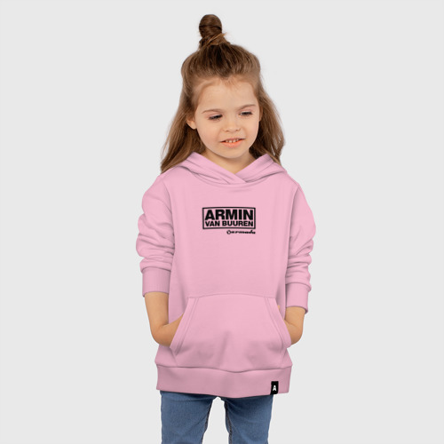Детская толстовка хлопок Armin van Buuren, цвет светло-розовый - фото 4