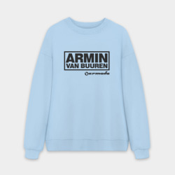 Мужской свитшот oversize без начеса хлопок Armin van Buuren