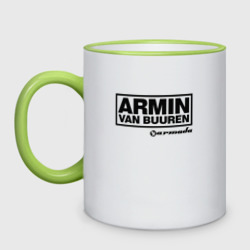 Кружка двухцветная Armin van Buuren