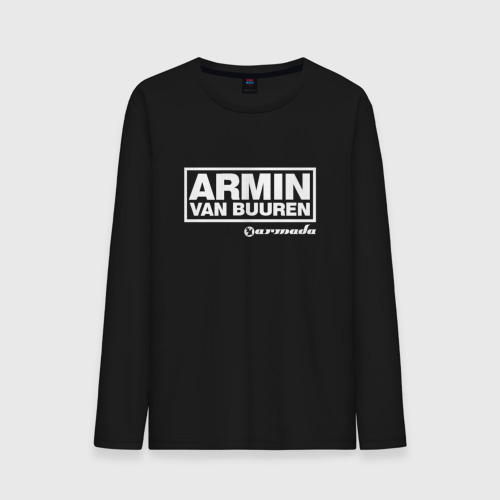 Мужской лонгслив хлопок Armin van Buuren, цвет черный