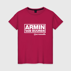 Женская футболка хлопок Armin van Buuren