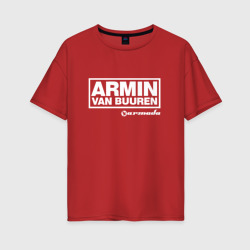 Женская футболка хлопок Oversize Armin van Buuren