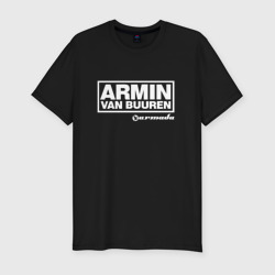 Мужская футболка хлопок Slim Armin van Buuren