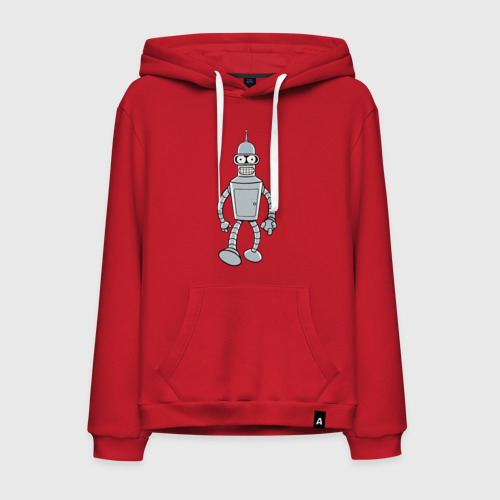 Мужская толстовка хлопок Bender color, цвет красный