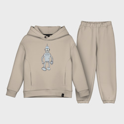 Детский костюм хлопок Oversize Bender color