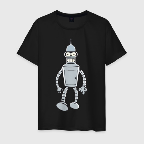 Мужская футболка хлопок Bender color, цвет черный