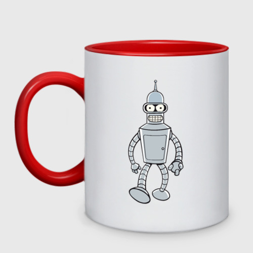 Кружка двухцветная Bender color