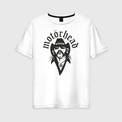 Женская футболка хлопок Oversize Motorhead