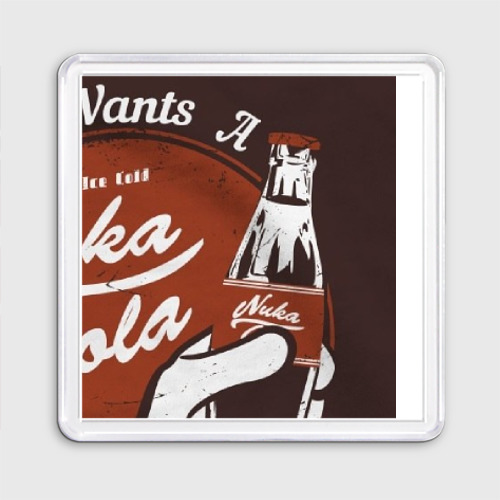 Магнит 55*55 Nuka-Cola fallout