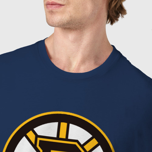 Мужская футболка хлопок Boston Bruins - фото 6