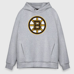 Мужское худи Oversize хлопок Boston Bruins