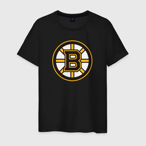 Мужская футболка хлопок Boston Bruins, цвет черный