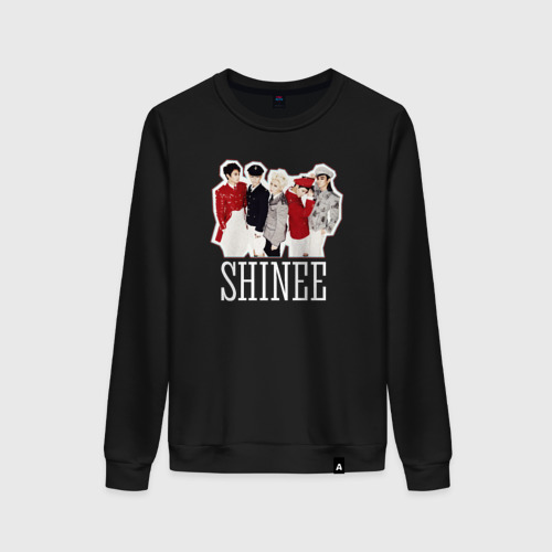 Женский свитшот хлопок Shinee, цвет черный