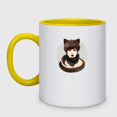 Кружка двухцветная EXO Kitty Фото 01 Кружка двухцветная EXO Kitty Фото 01
