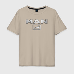 Мужская футболка хлопок Oversize MAN
