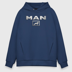 Мужское худи Oversize хлопок MAN