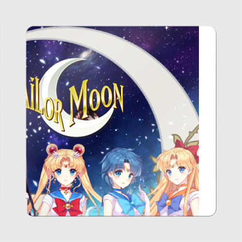 Магнит виниловый Квадрат Сейлор Мун (Sailor Moon)