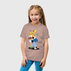 Детская футболка хлопок Пикачу - фото 2