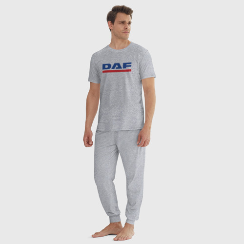 Мужская пижама хлопок DAF, цвет меланж - фото 5