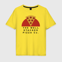 Мужская футболка хлопок Oversize The Well Stacked Pizza