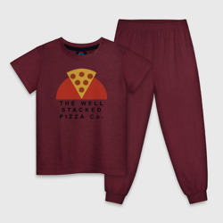 Детская пижама хлопок The Well Stacked Pizza