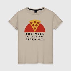 Женская футболка хлопок The Well Stacked Pizza