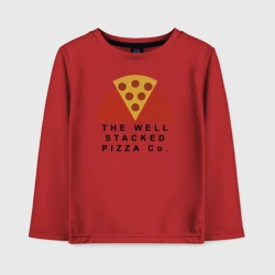 Детский лонгслив хлопок The Well Stacked Pizza