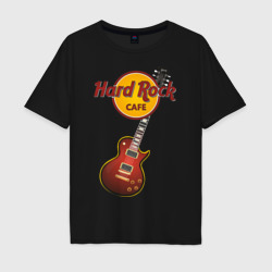 Мужская футболка хлопок Oversize Hard Rock cafe