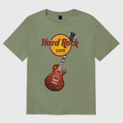 Мужская футболка хлопок Oversize Hard Rock cafe