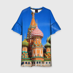 Детское платье 3D Храм Василия Блаженного