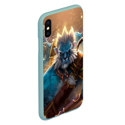 Чехол для iPhone XS Max матовый Phantom Lancer, цвет мятный - фото 3