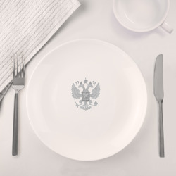 Набор: тарелка + кружка Герб России - фото 2