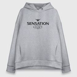 Женское худи Oversize хлопок Sensation The Legacy