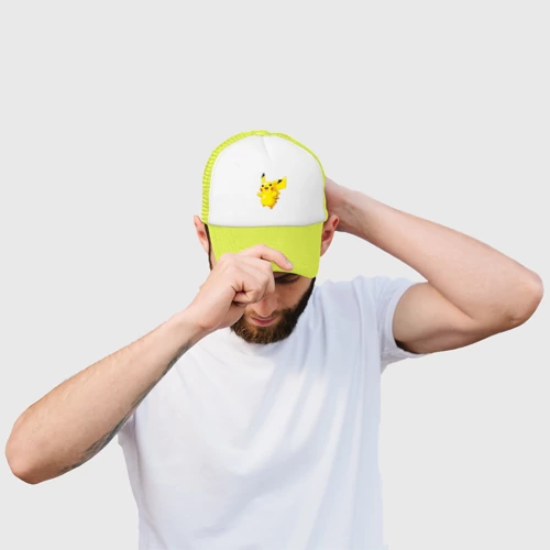 Кепка тракер с сеткой Пикачу - фото 2