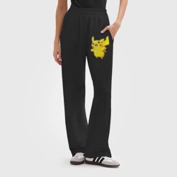 Женские брюки oversize без начеса хлопок Пикачу - фото 2