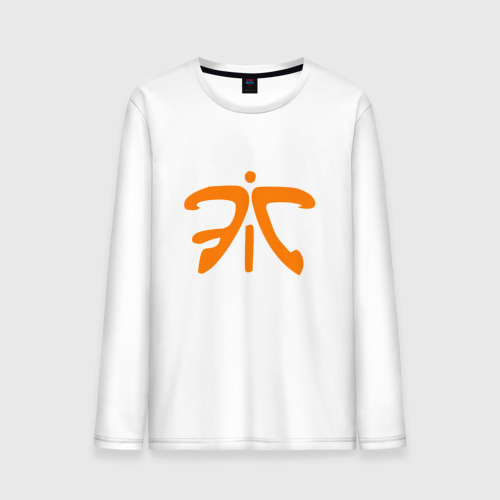 Мужской лонгслив хлопок Fnatic Collection, цвет белый